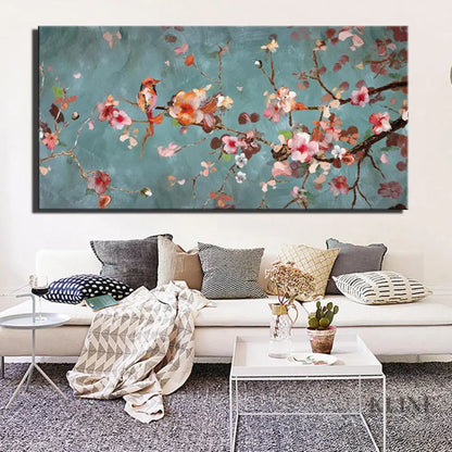 Where Birds Dance and Behold - Hand Painting