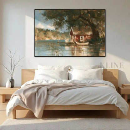 Where Summer Lingers - Hand Painting
