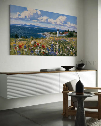 Where Summer Meets the Sea - Hand Painting