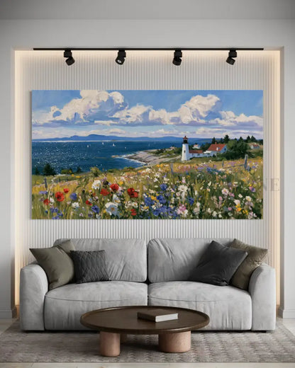 Where Summer Meets the Sea - Hand Painting