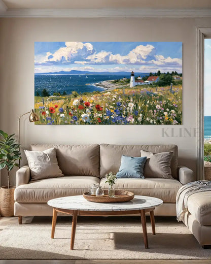 Where Summer Meets the Sea - Hand Painting