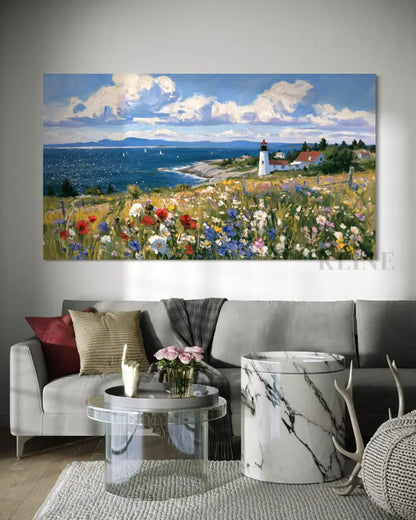 Where Summer Meets the Sea - Hand Painting