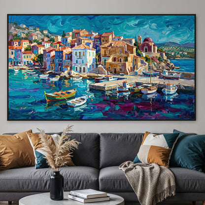 Where the Boats Rest 1 - Hand Painting