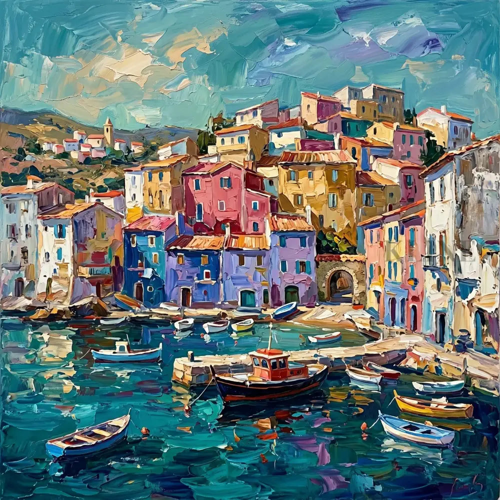 Where the Boats Rest 2 - Hand Painting Nouveautés