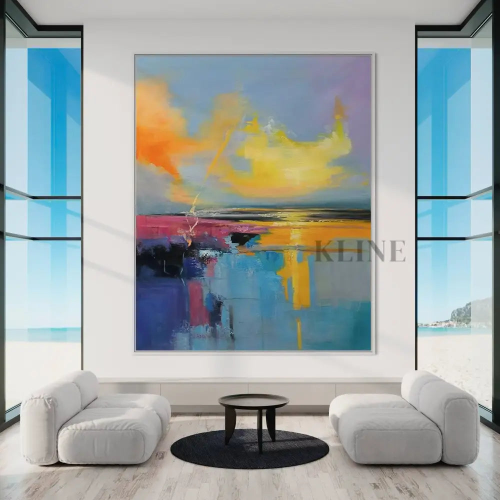 Where the Sky Melts - Hand Painting