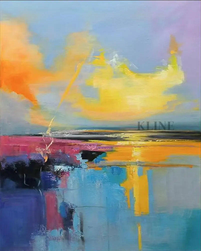 Where the Sky Melts - Hand Painting Original Paintings for Sale