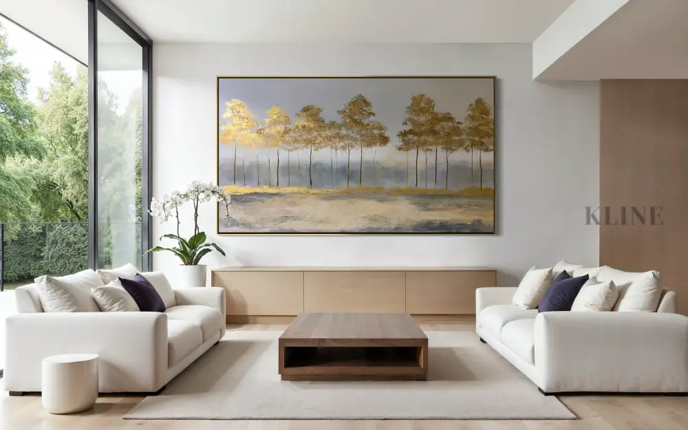 Where the Sun Sleeps in the Woods - Hand Painting
