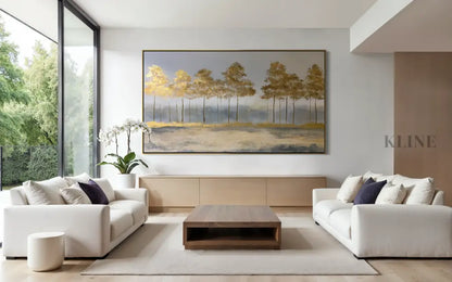 Where the Sun Sleeps in the Woods - Hand Painting