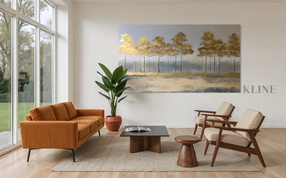 Where the Sun Sleeps in the Woods - Hand Painting Largo