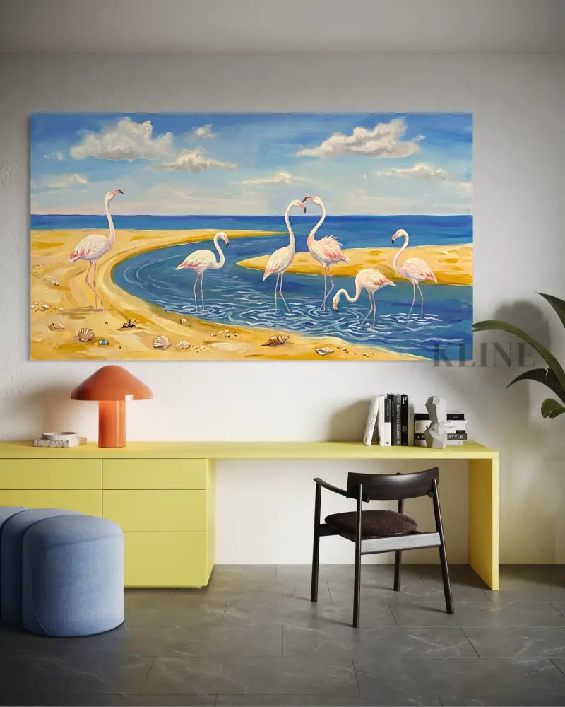Where the Tide Gathers - Hand Painting