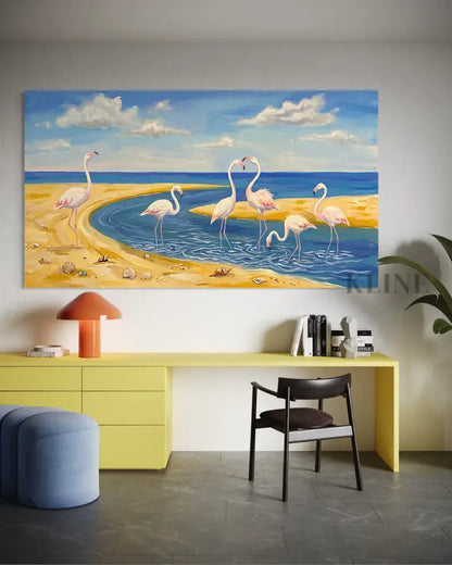 Where the Tide Gathers - Hand Painting