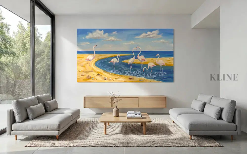 Where the Tide Gathers - Hand Painting