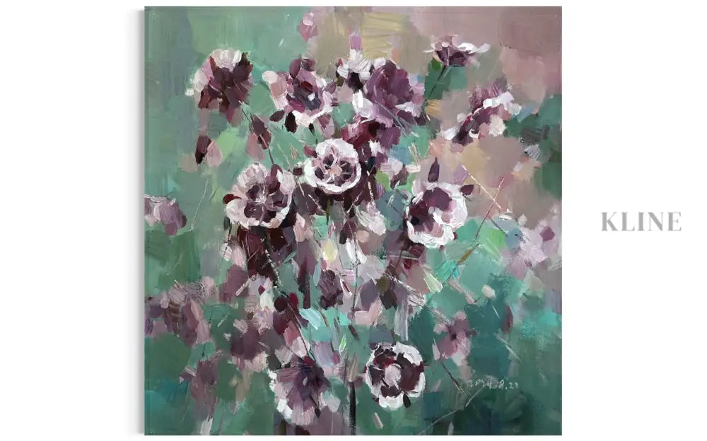 Whispers in Purple - Hand Painting