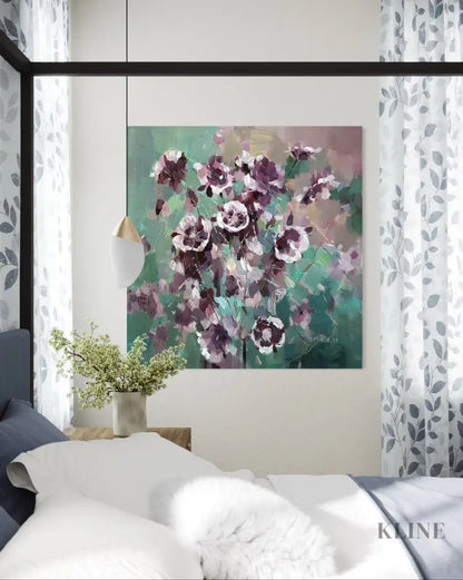 Whispers in Purple - Hand Painting