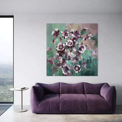 Whispers in Purple - Hand Painting