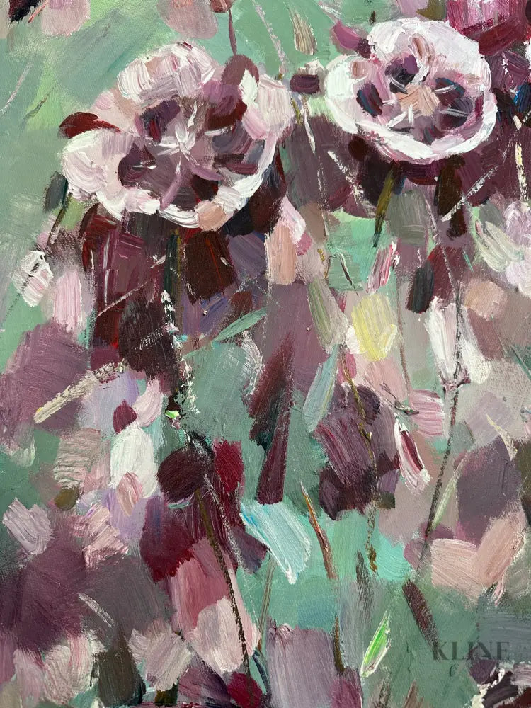 Whispers in Purple - Hand Painting 