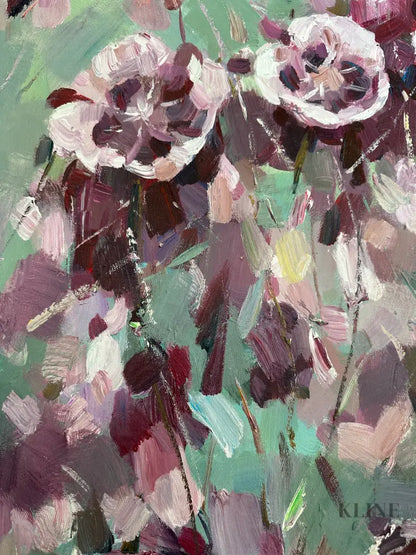 Whispers in Purple - Hand Painting