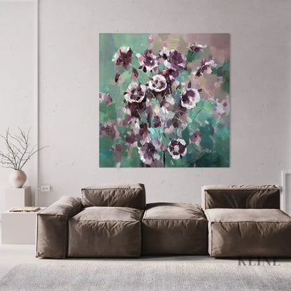 Whispers in Purple - Hand Painting