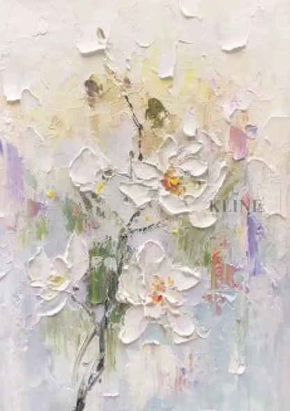 Whispers of Bloom - Hand Painting