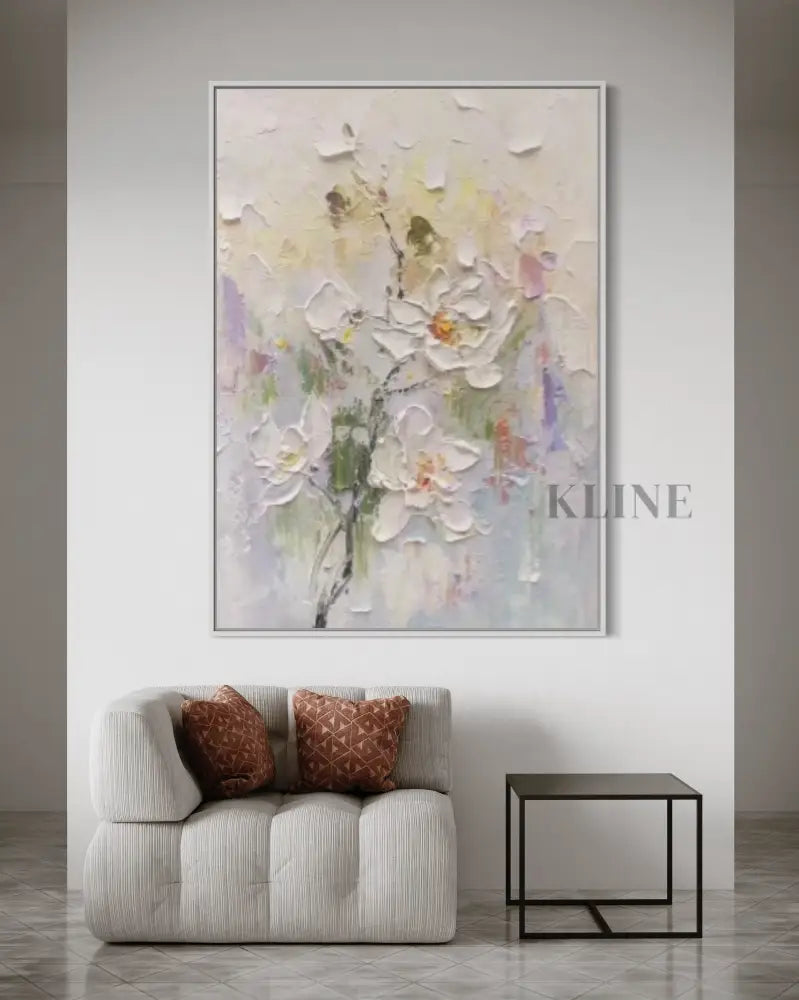 Whispers of Bloom - Hand Painting 