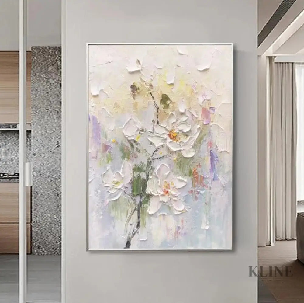 Whispers of Bloom - Hand Painting 