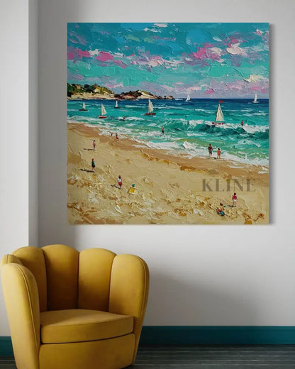 Whispers of the Ocean - Hand Painting