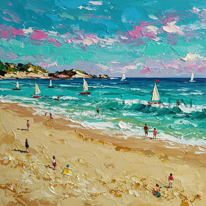 Whispers of the Ocean - Hand Painting