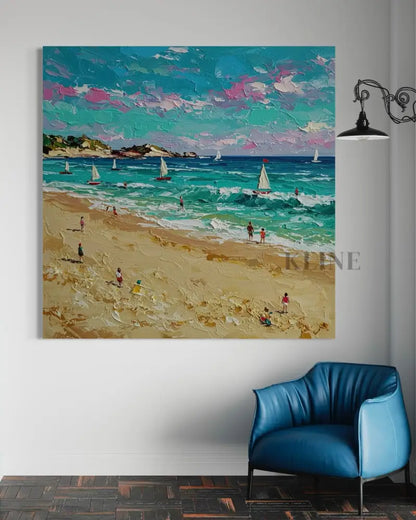 Whispers of the Ocean - Hand Painting