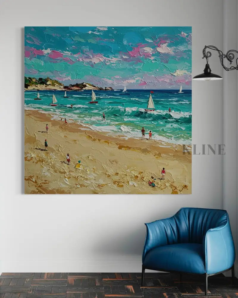 Whispers of the Ocean - Hand Painting