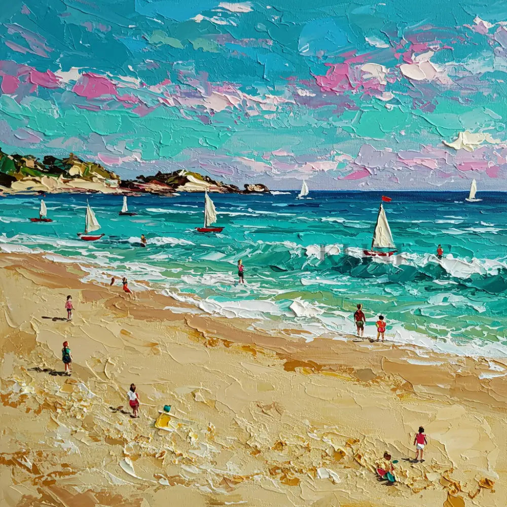 Whispers of the Ocean - Hand Painting