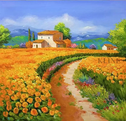 Whispers of Vysočina - Hand Painting