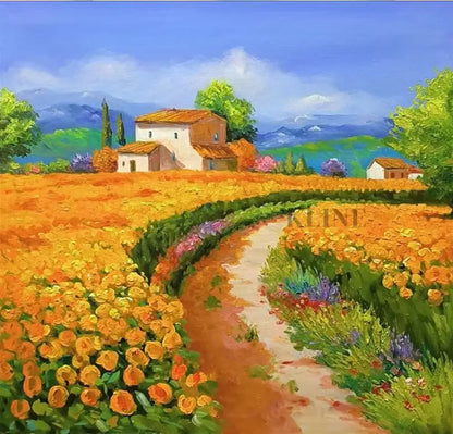 Whispers of Vysočina - Hand Painting