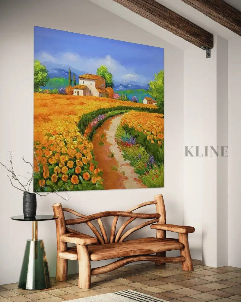 Whispers of Vysočina - Hand Painting