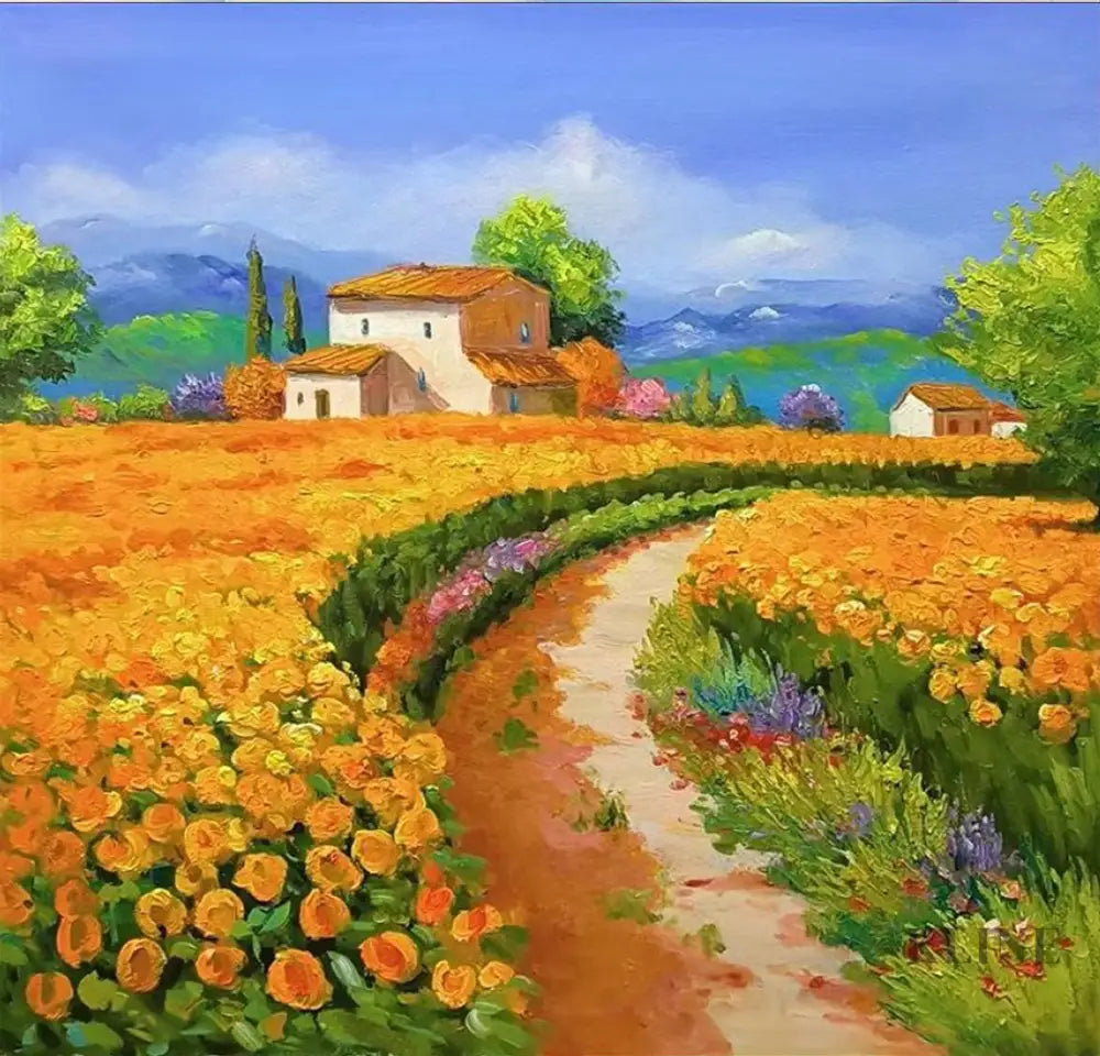 Whispers of Vysočina - Hand Painting 
