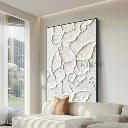 White Butterfly - Hand Painting