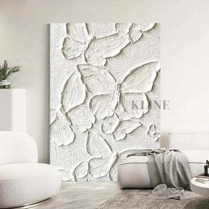 White Butterfly - Hand Painting