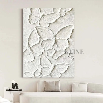 White Butterfly - Hand Painting