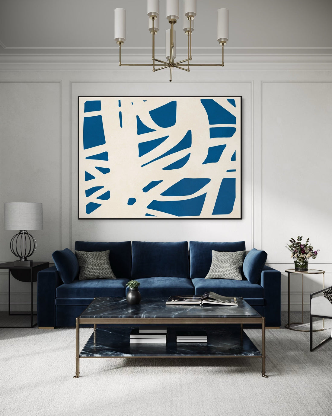 White Lines 1 - Hand Painting