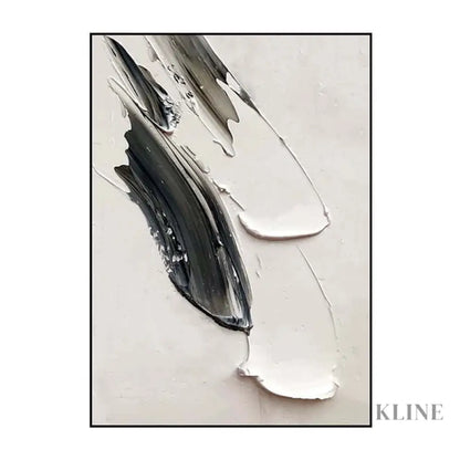 White Minimalism Texture - Hand Painting