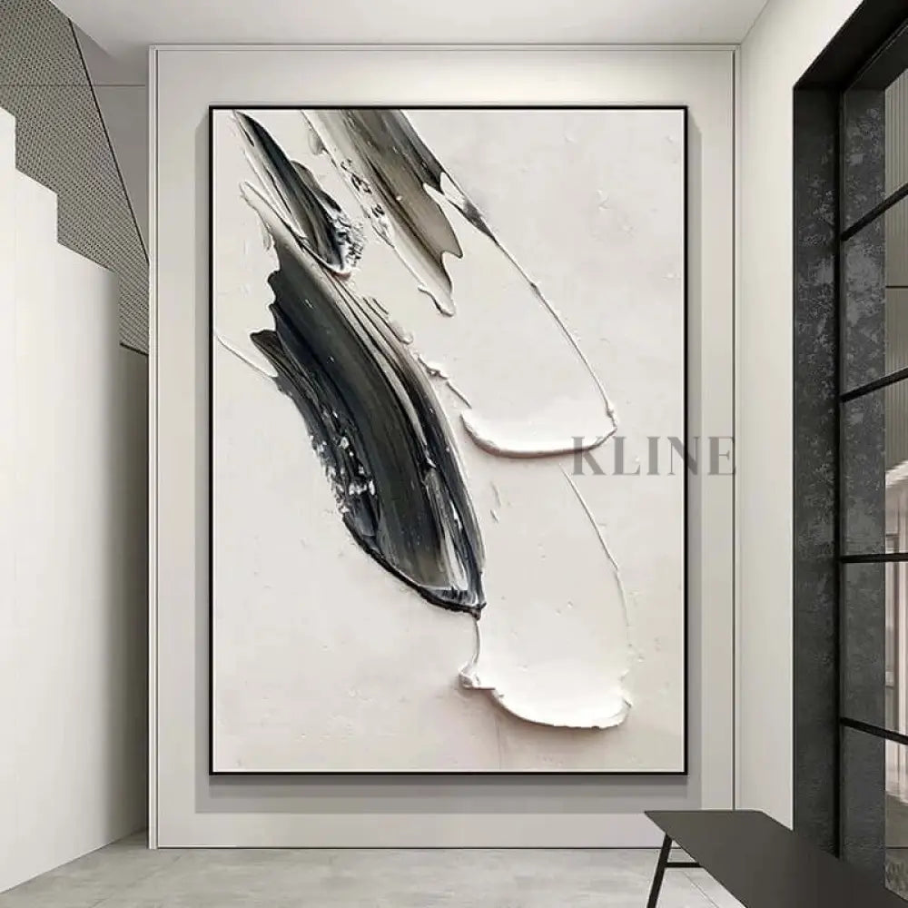 White Minimalism Texture - Hand Painting Dipinti originali in vendita