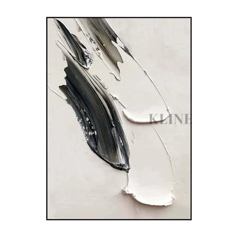 White Minimalism Texture - Hand Painting
