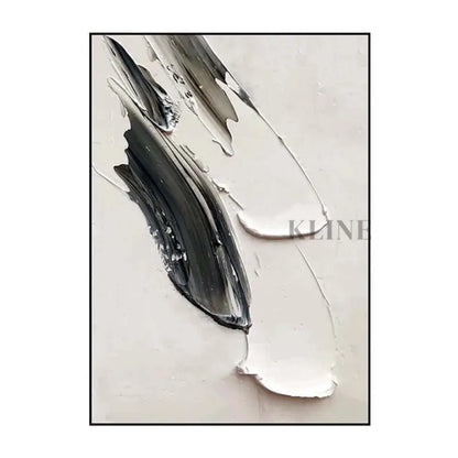 White Minimalism Texture - Hand Painting