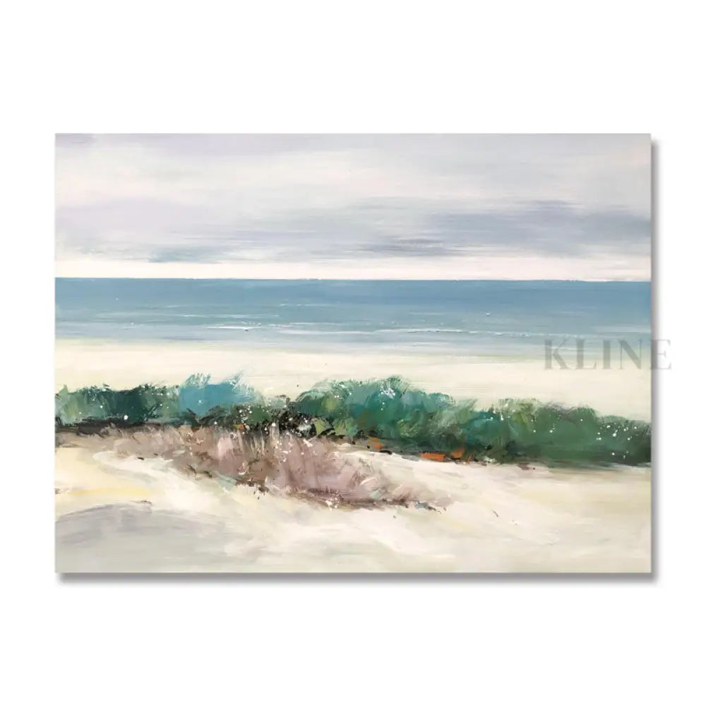 White Type Sand of Beach - Kline Collective 横型ウォールアート