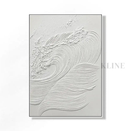 White Waves 1 - Hand Painting
