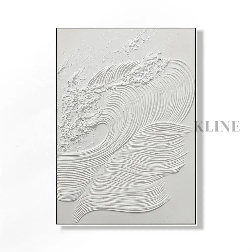 White Waves 1 - Hand Painting