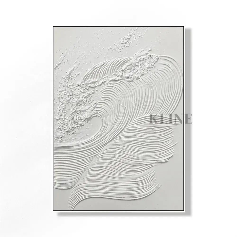 White Waves 1 - Hand Painting