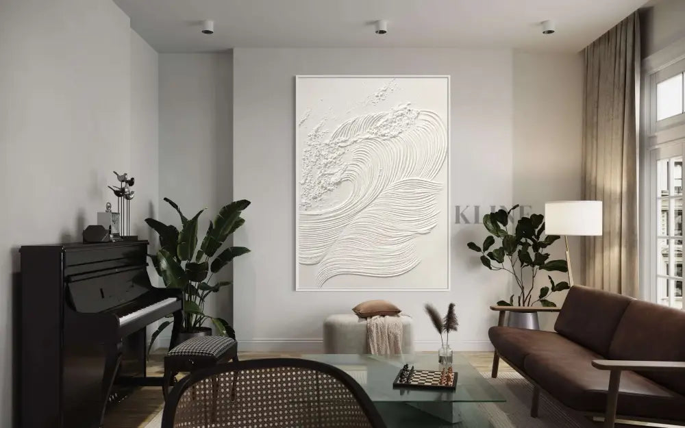 White Waves 1 - Hand Painting Black Friday Sale