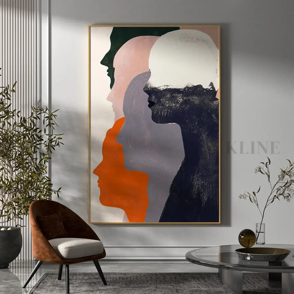 Who Am I? Wall Art Arte della parete blu