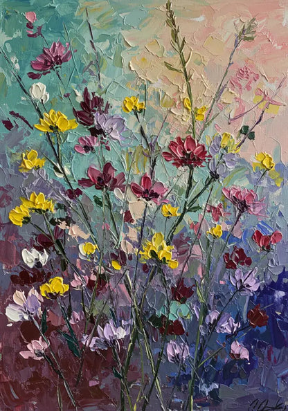 Wildflower Medley - Hand Painting