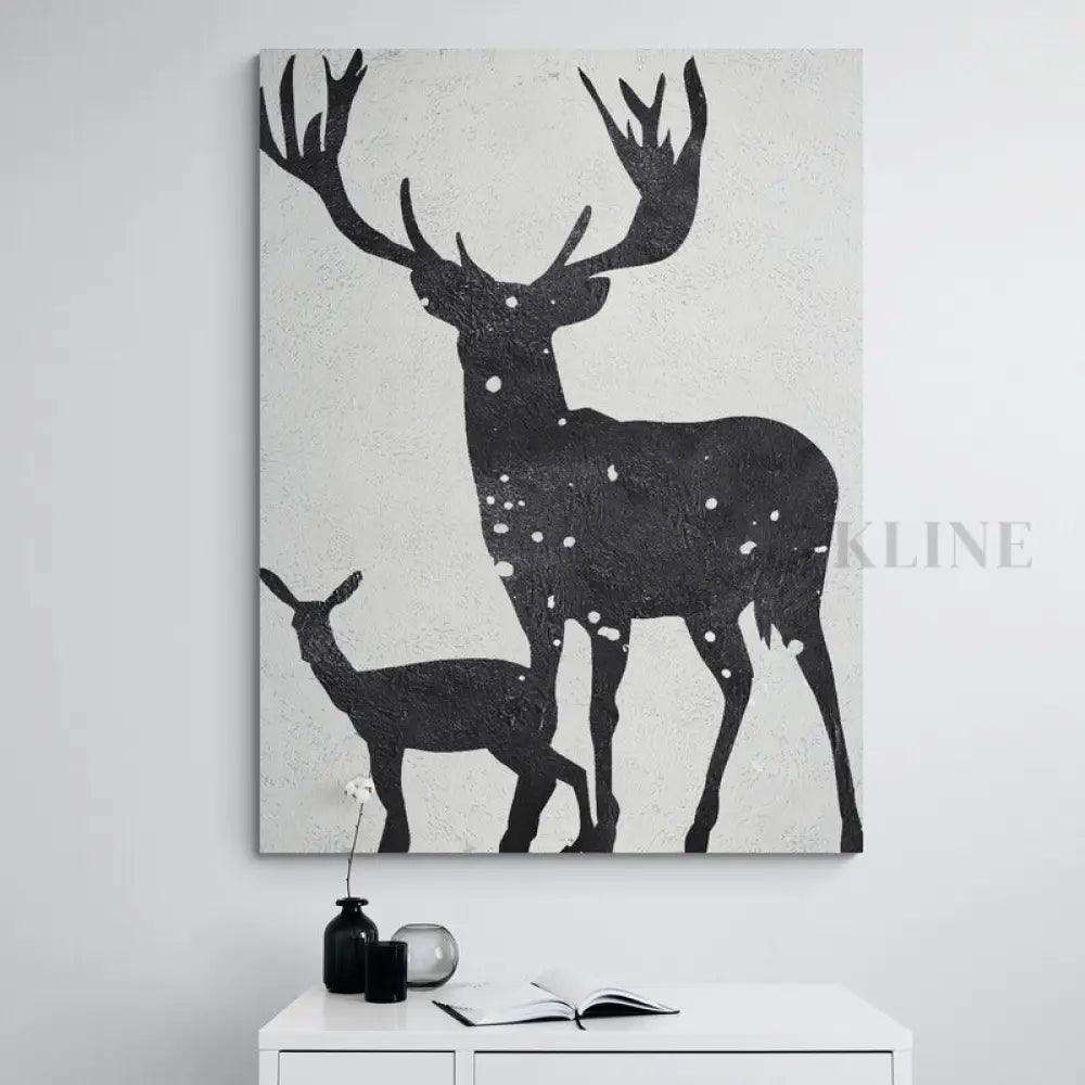 Wildlife Sanctuaries - Kline Collective Pinturas en blanco y negro